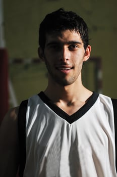 basket ball game player portrait photo