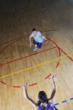 basketball competition view photo
