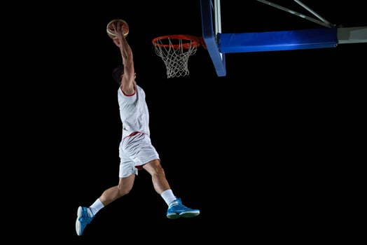 basketball player in action photo
