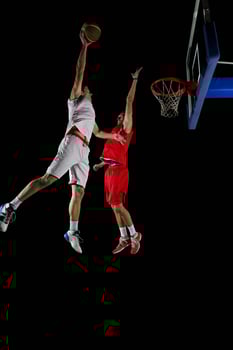 basketball player in action photo