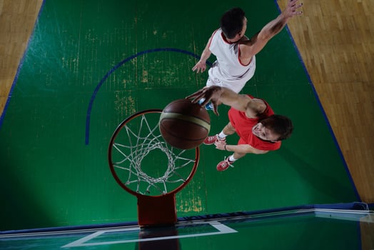 basketball player in action photo