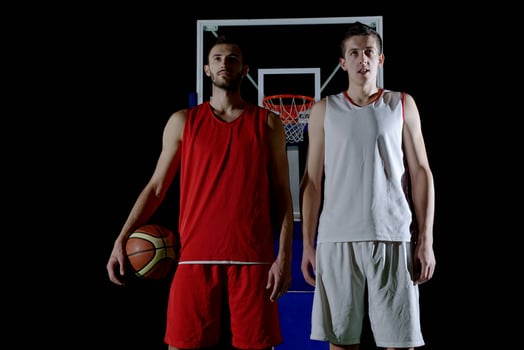 Basketball player portrait photo