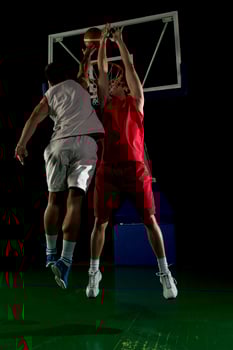 basketball player in action photo
