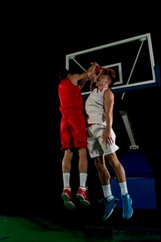 basketball player in action photo