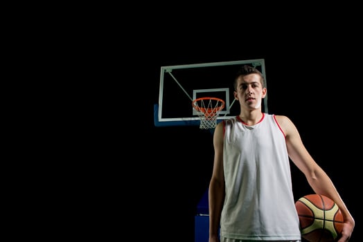 Basketball player portrait photo
