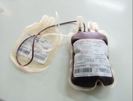 blood donate bag photo