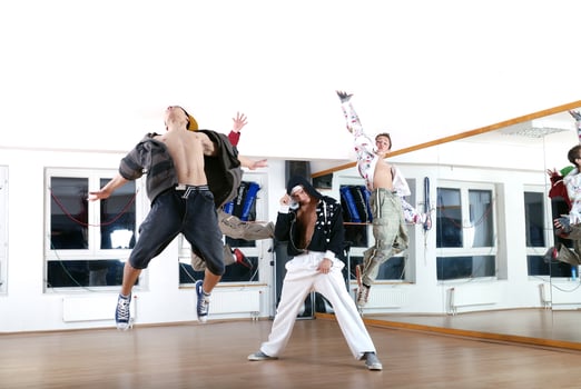Hip hop group photo