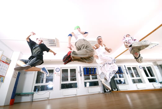 Hip hop group photo
