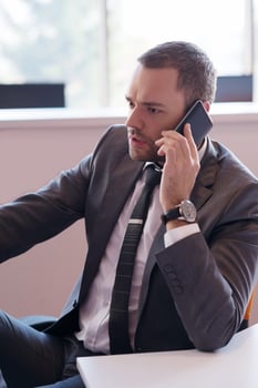 business man at the office photo