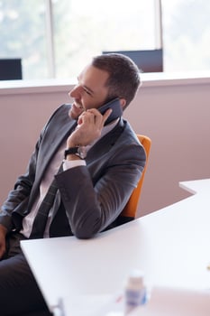 business man at the office photo