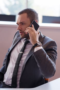 business man at the office photo