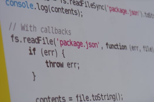 program code view photo