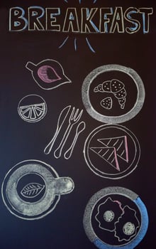 chalkboard drawings view photo