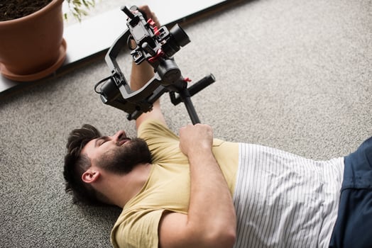 videographer at work photo
