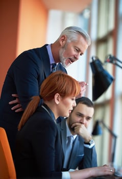 business people group on meeting photo