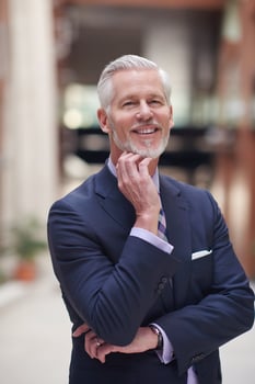 senior business man portrait photo