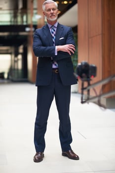 senior business man portrait photo