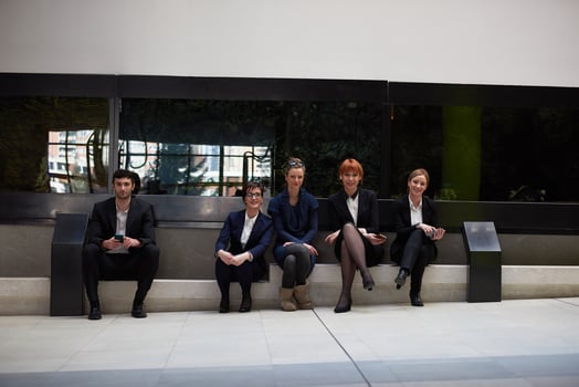 business people group at office photo