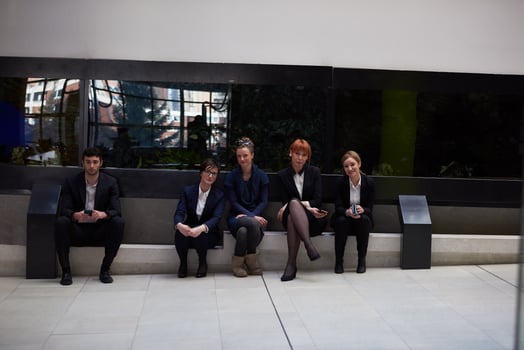business people group at office photo