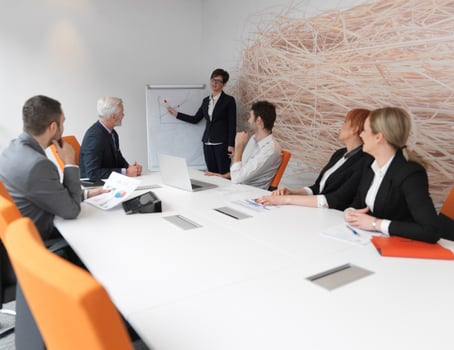 business people group on meeting photo