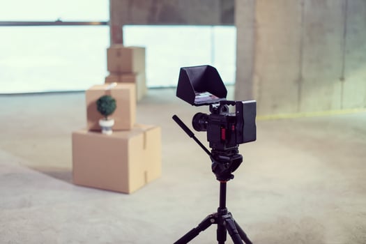 Professional video camera photo