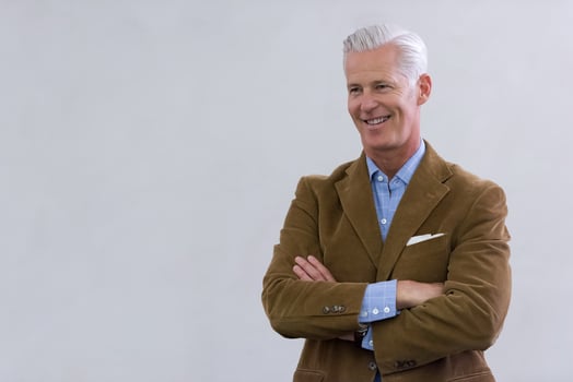 portrait of handsome teacher photo