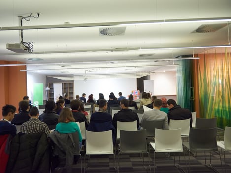 conference speaker view photo