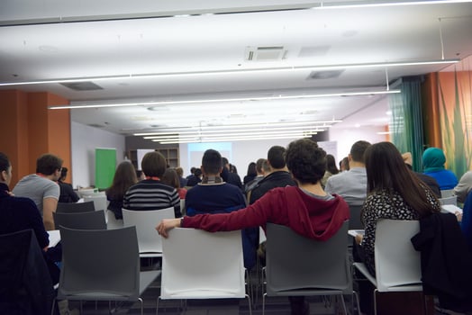 conference speaker view photo