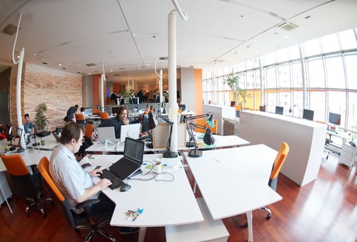 startup business people group at office photo