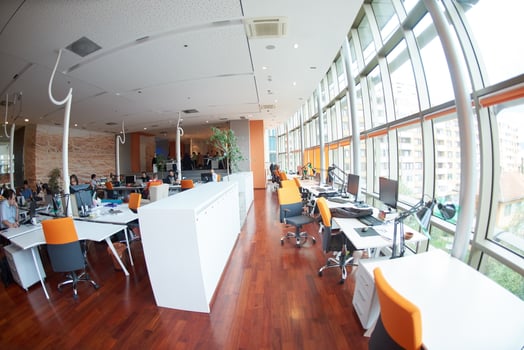 startup business people group at office photo