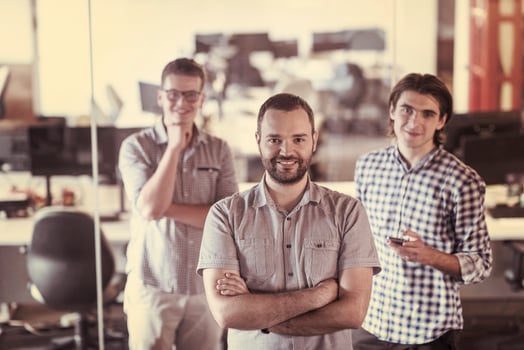 start up business team photo