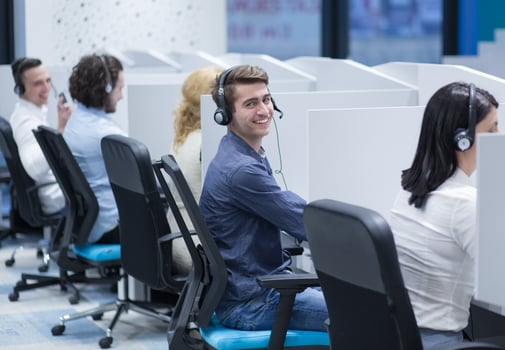 Call center operators photo