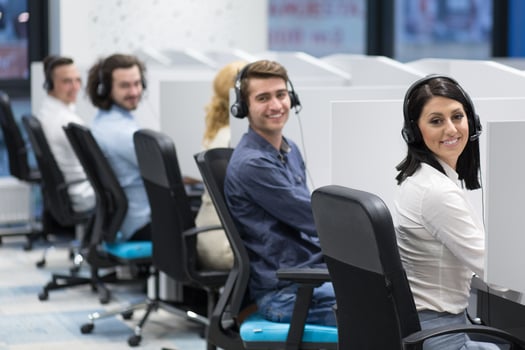 Call center operators photo