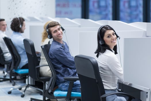 Call center operators photo