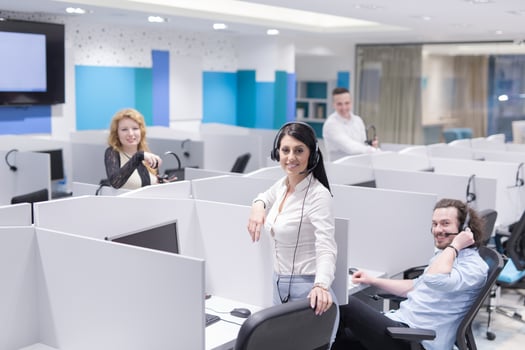 Call center operators photo