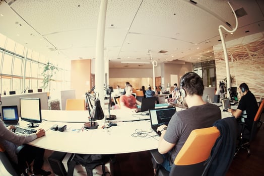 startup business people group at office photo