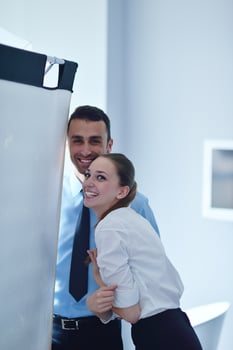 business people in a meeting at office photo