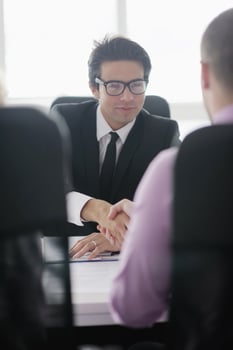 business people group on meeting photo
