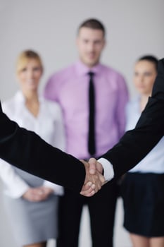 business people group on meeting photo