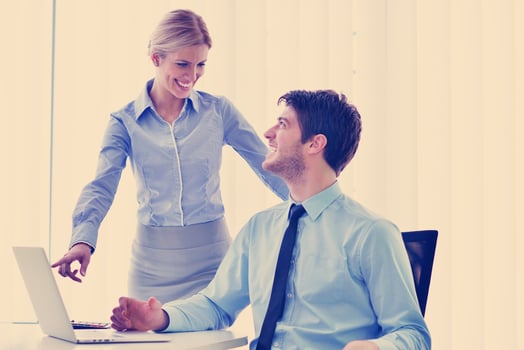 business people in a meeting at office photo