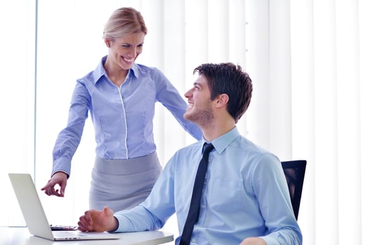 business people in a meeting at office photo