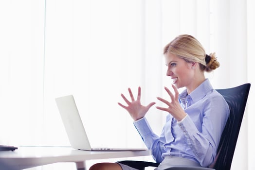 business woman at  office photo