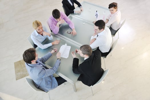 business people at meeting photo