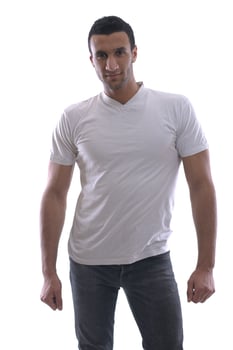 portrait of relaxed young man photo