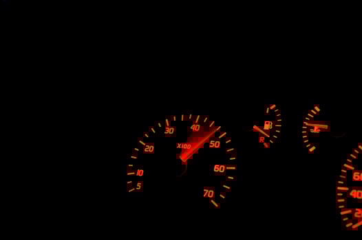 Tuning cars sacing down the highway photo