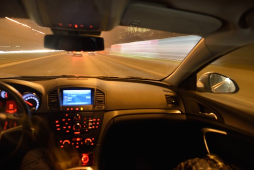 night car driving photo