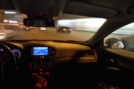 night car driving photo