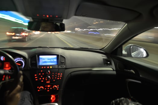 night car driving photo