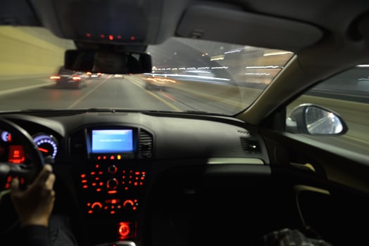 night car driving photo
