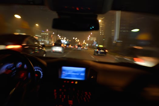 night car driving photo